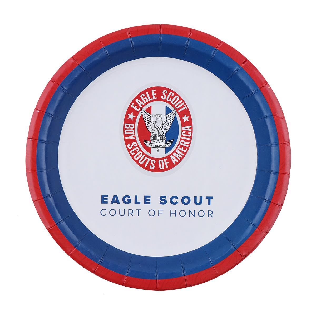 Official Eagle Scout Paper Plates, Court of Honor Lunch Plates - 25pk