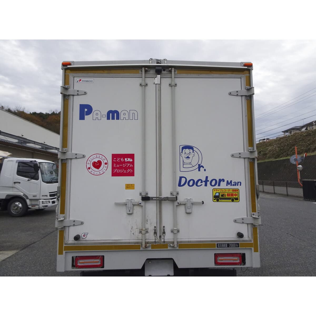 Amazon.co.jp: pa-man トラック ドアロック 盗難防止器 ステンレス 