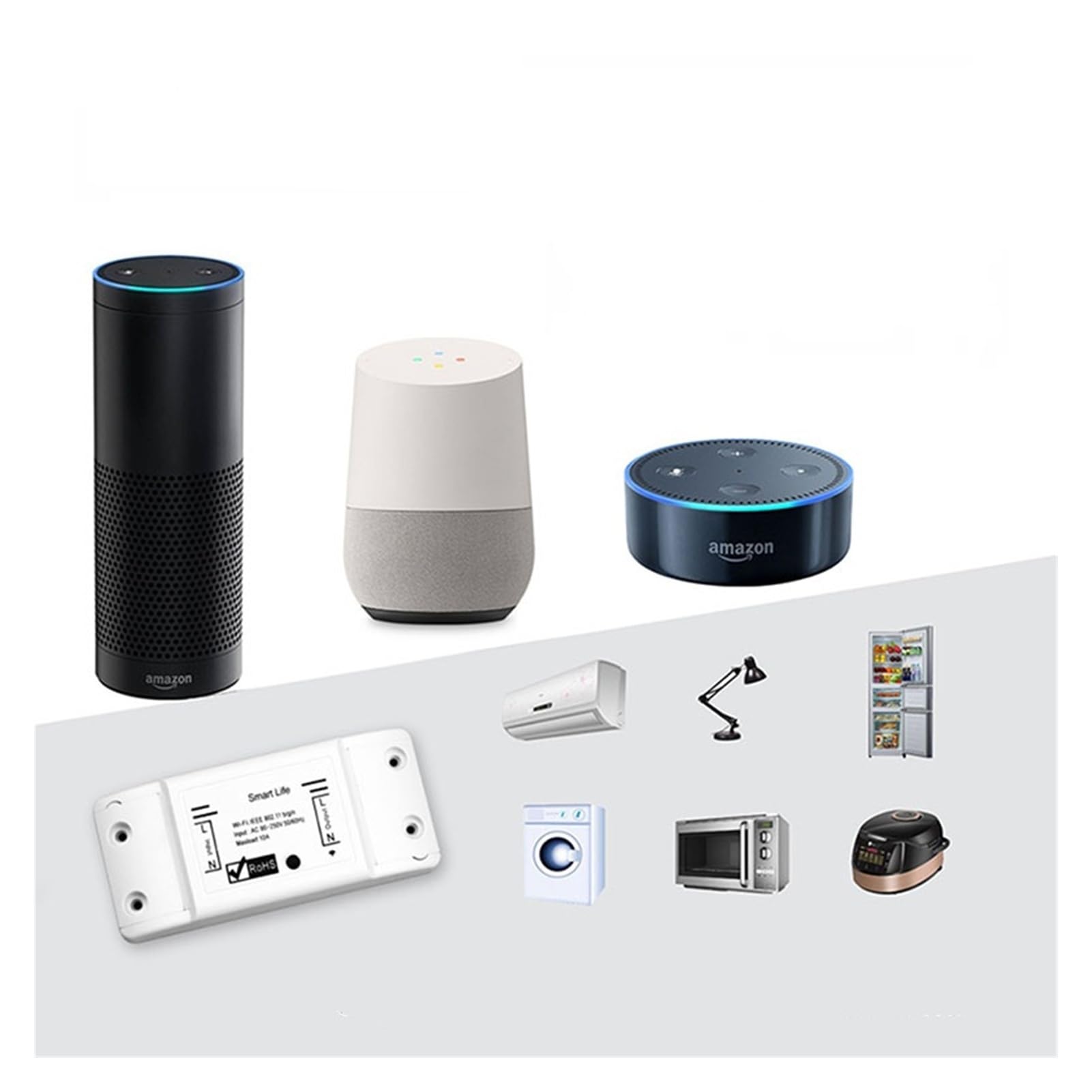Generico Valvola a sfera motorizzata intelligente WiFi Timing acqua Smart Switch elettrica AC220V(1")