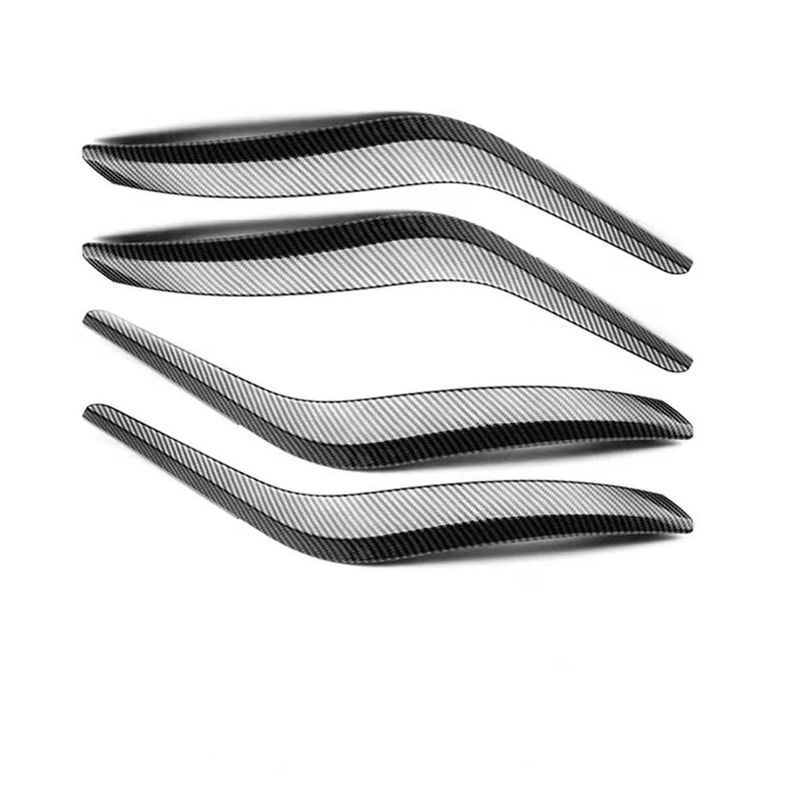 Qibbei Black-A 4Pcs Car Accessories Inner Door Handle Cover Armrest Bracket For Bmw X1 E84 2010-2016