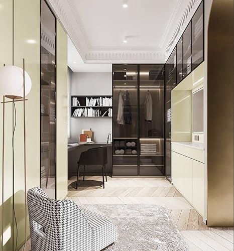 Miniatura 24 de Dimoon 236''x17.7'' White Thicken Peel and Stick Wallpaper Contact Paper Modern Self Adhesive Wall Paper Removable Renter Friendly Textured Solid