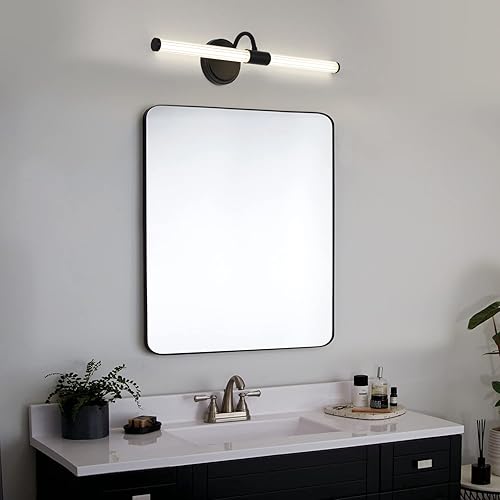 Miniatura 6 de Lámparas LED negras de 22.83 pulgadas, luz moderna de exhibición de arte negra para marcos de fotos, luces LED para marcos de fotos para pinturas,