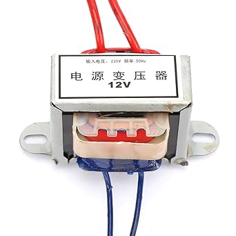 220V 3W Low-Frequency Isolated Single Power Transformer 50Hz AC Electric Power Transforme(12V)