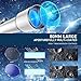 Telescope 80mm Aperture 800mm -Magnification 24-240X, Astronomical Portable Refracting Telescope Fully Multi-Coated High Transmission Coatings AZ Mount with Tripod &Wireless Control & Carrying Bag