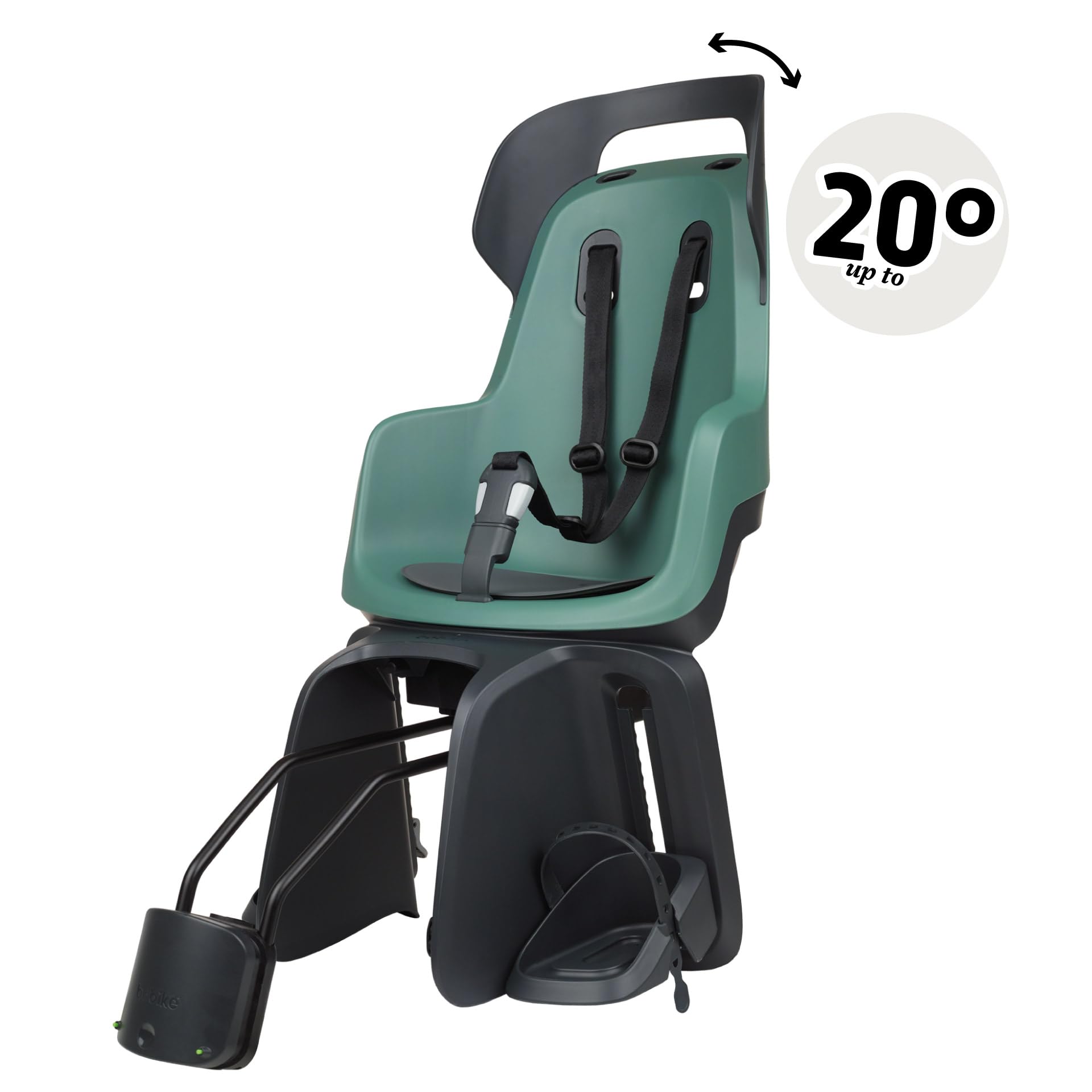 Bobike Rear Child Bike Seat Go Maxi Reclinming System - Seggiolino Unisex-Baby