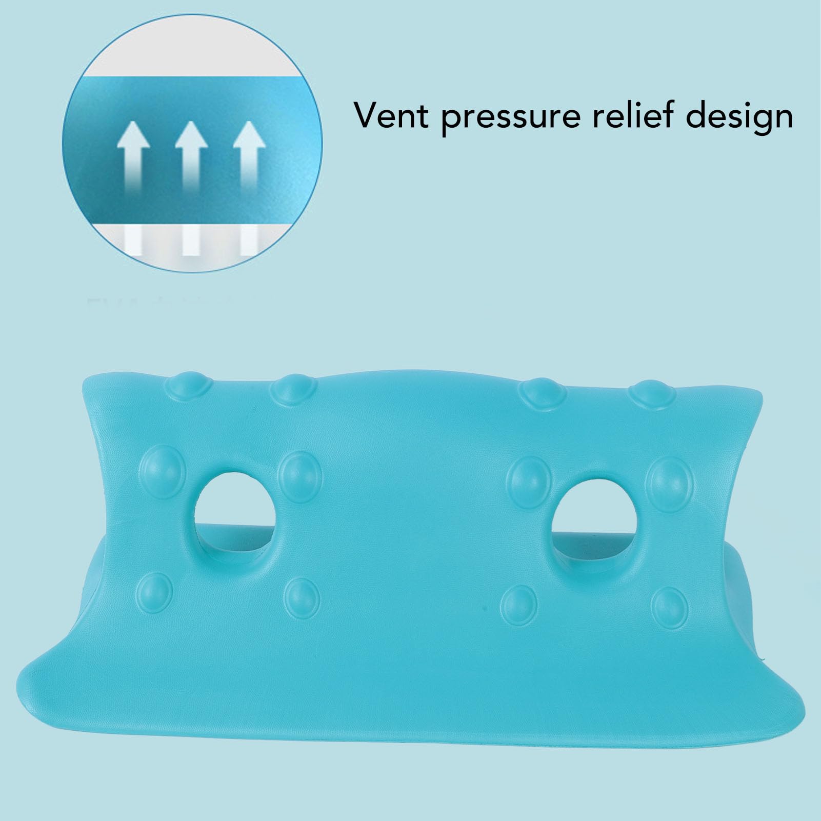 Sonew Cojín de Posicionamiento Corporal, Almohada de Cuña Giratoria para Dolor de Cama de EVA Lavable y Ventilada para Pacientes Ancianos Postrados en Cama