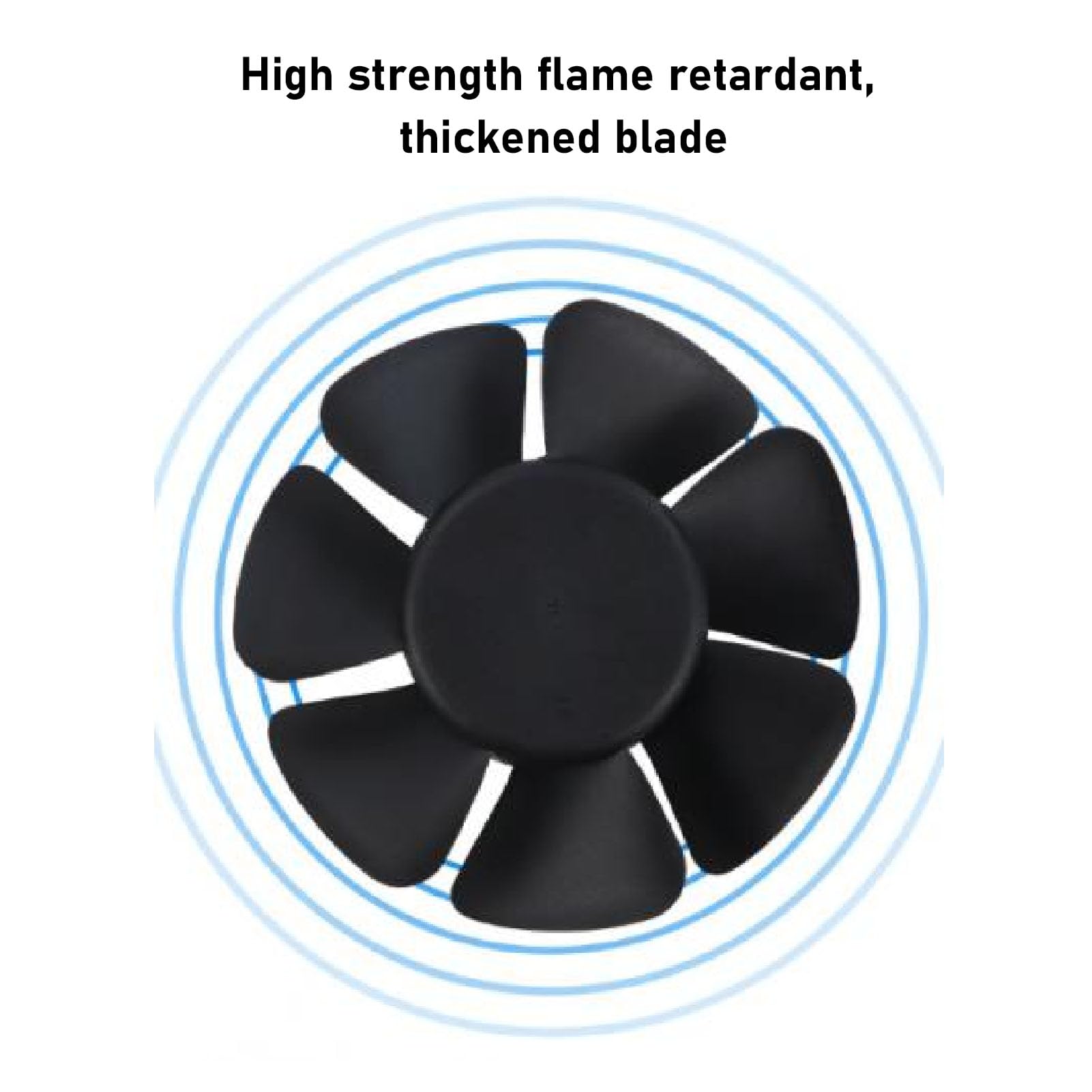 Ventilateur de refroidissement à double roulement à billes 12 V CC 92 mm x 92 mm, avec connecteur à 2 broches, 3 000 tr/min haute vitesse, débit d'air de 52,8 CFM, pour