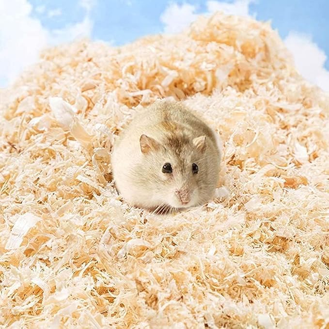 Ormango 150Grm Dust-Free Pine Wood Shavings – Nesting Material for Hamsters, Small Animal Bedding Rabbits, Guinea Pigs, Birds, Mice, Chinchillas, Reptiles & More 150 Grm, Wood Chips/Wood Shaving-image-37