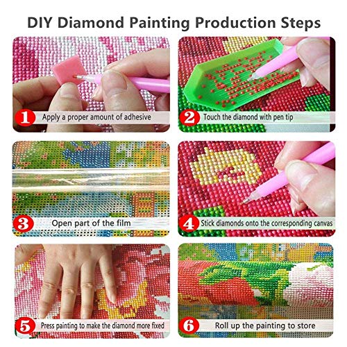 nzhma Kit de Peinture Diamant Bricolage 3D, Chanteur Beatles Diamant Rond Point de Croix, Broderie à la Main décoration… - Les Beatles, Paul McCartney, John Lennon, RIngo Starr, George Harrison nzhma Kit de Peinture Diamant Bricolage 3D, Chanteur Beatles Diamant Rond Point de Croix, Broderie à la Main décoration… – Image 4