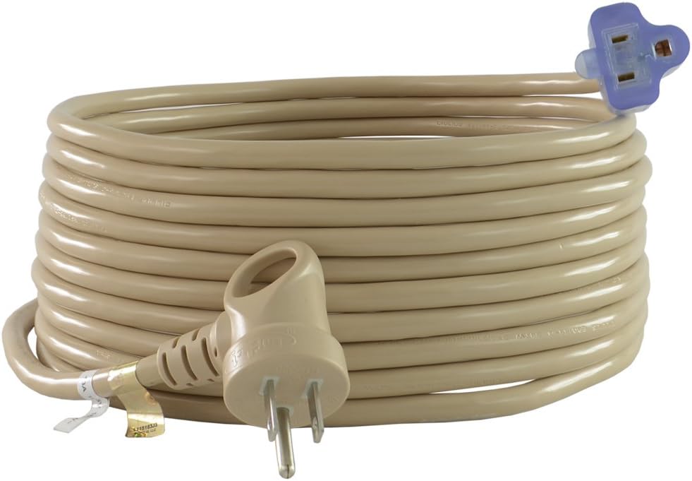 Conntek I-Ring Extension Cord 25-Feet 16/3 Off White Jacket U.S. I-Ring Male Plug