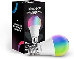 Lâmpada Inteligente Wi-Fi Velds, Smart LED, RGB 16 Milhões de Cores, 9W, 800 Lúmens, Controle por App, Compatível com Alexa e Google Assistente, Bivolt