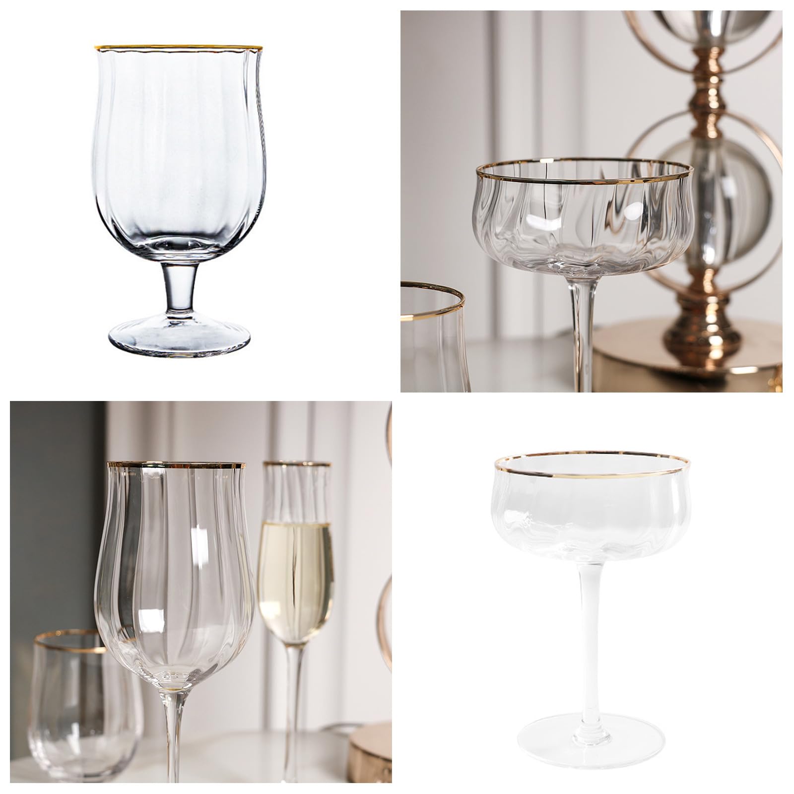 Zkbszn Glass,Cup Cocktail Glass Party Glassware for Elegant Drinking Home and Decorations