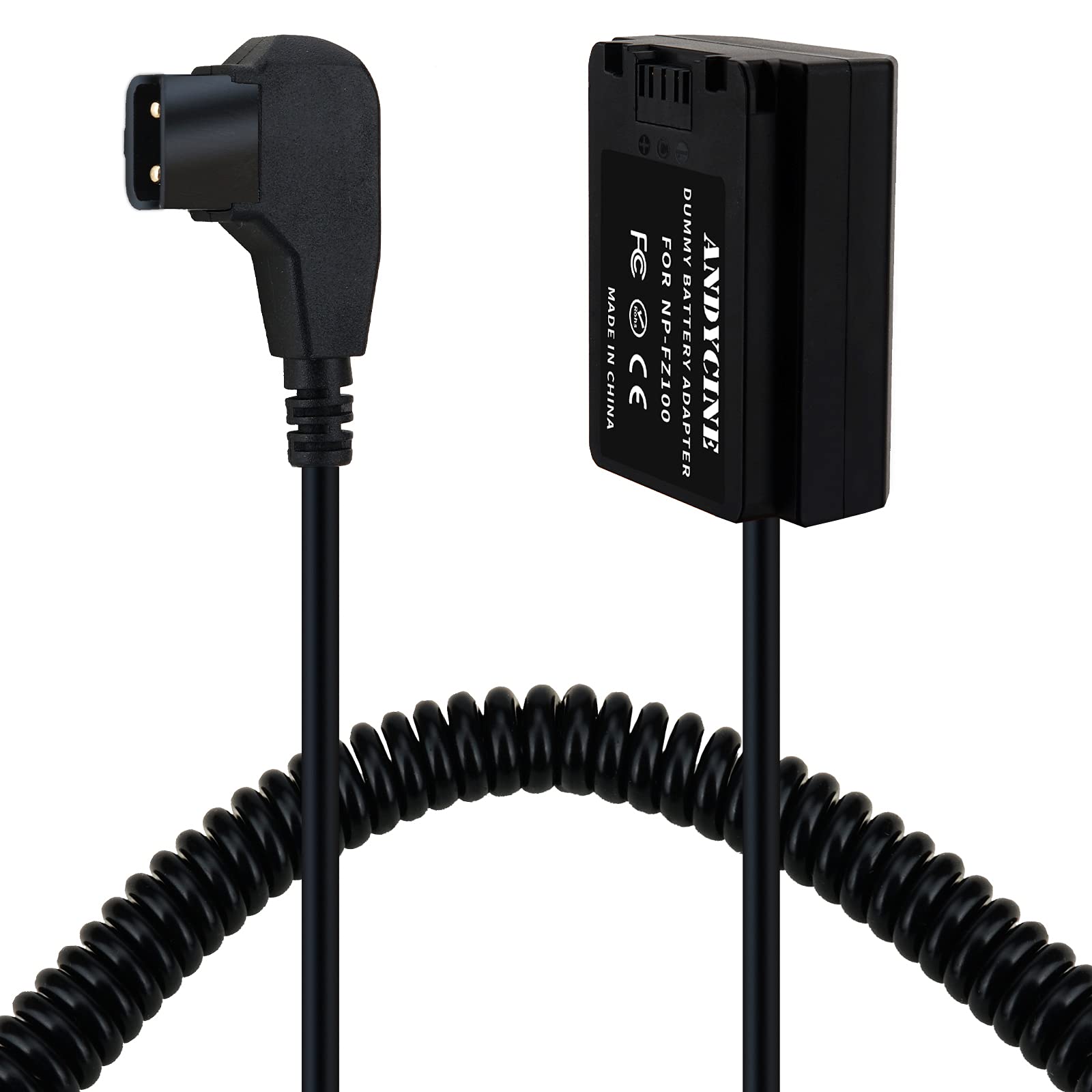 ANDYCINE D-tap to FZ100 Dummy Battery Compatible with V-Mount BP Battery, for Sony A7III A7RIII A7R4 A7MIII A7M4¡­