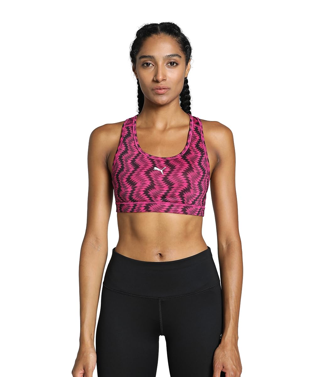 Puma Female Polyester Blend Sports Bra Puma Female Polyester Blend Sports Bra