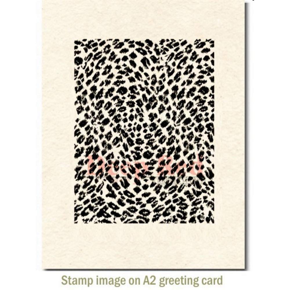Deep Red Stamps 2x3 Inch Cling Stamp – "Bubbles Background" Rubber Craft Stamp For Paper & Cards