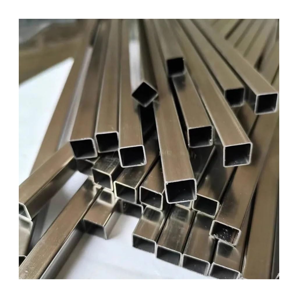 Stainless Steel Square Tube,1pcs 304 Stainless Steel Square Tube, 500mm Hollow Square Steel Rod, 15×15mm - 40×40 Mm Diameter Rectangular Tube(38mm*38mm*1mm)(19mm*19mm*1mm)