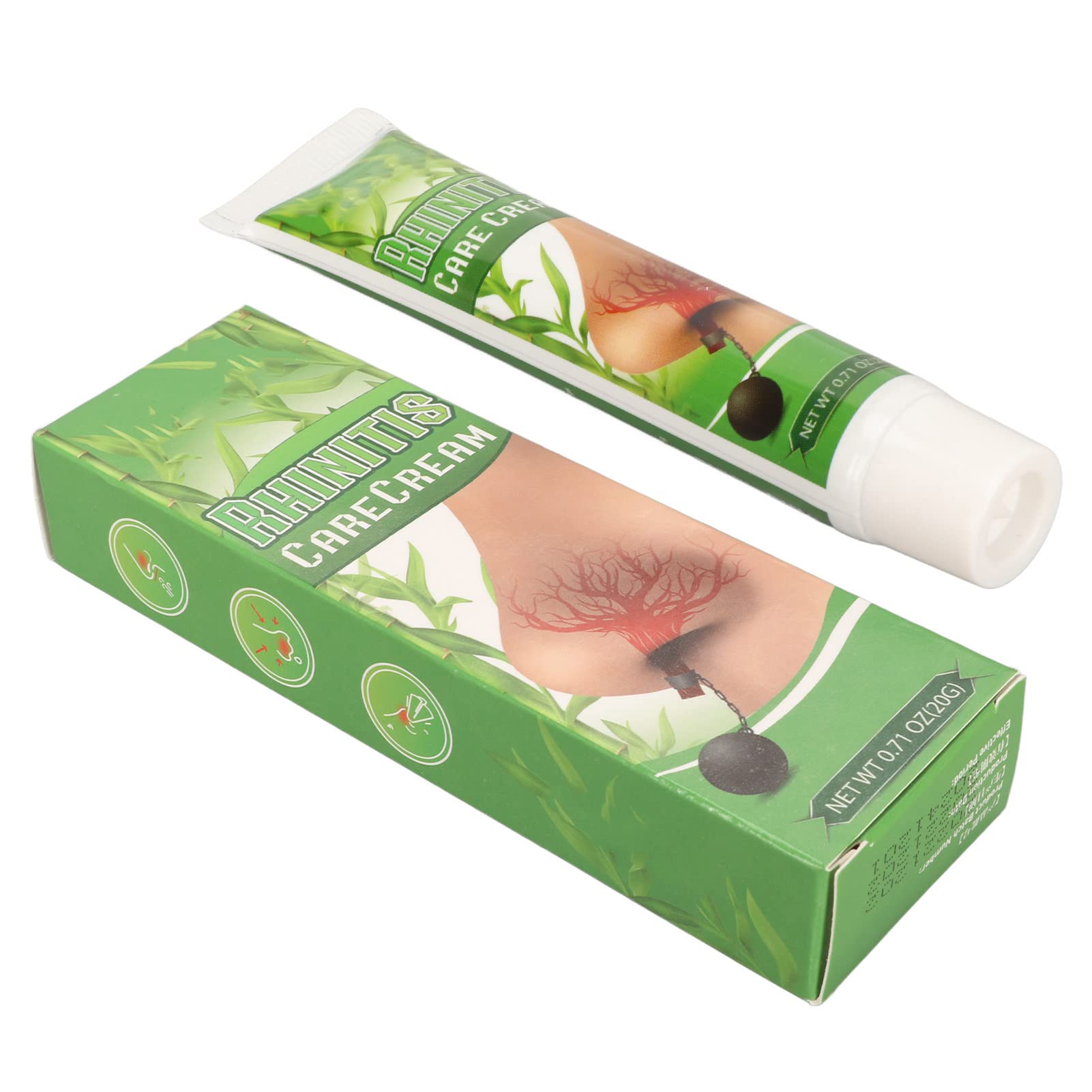 Crema Para El Cuidado De La Rinitis, Crema Para El Cuidado De La Rinitis Nasal Alivio De La Alergia Suavizar La Suciedad Efecto Instantáneo Extracto De Hierbas Crema Para La Nariz Congestionada 20g