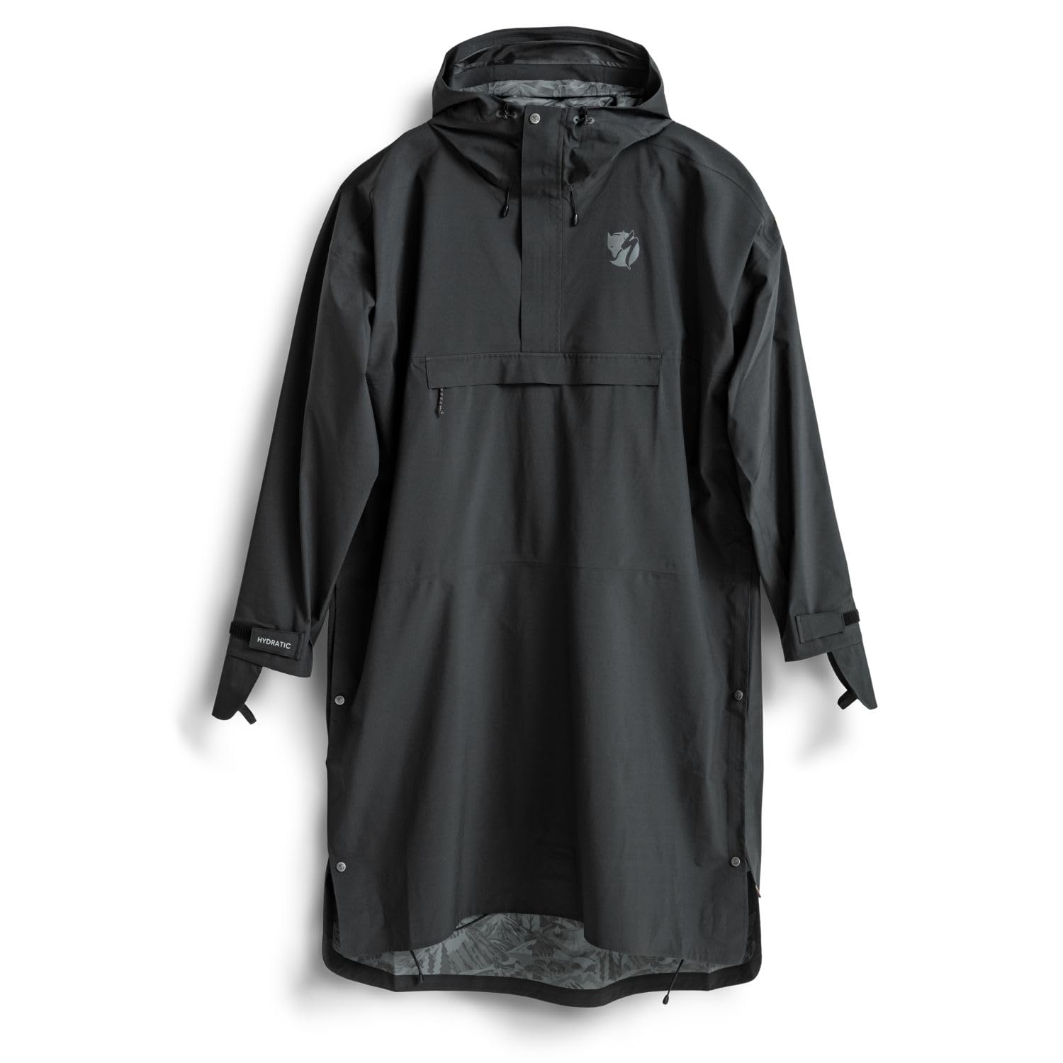 Fjällräven ponczo przeciwdeszczowe, uniseks, czarne, L/XL