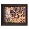 Personal-Prints | Personalized Romantic Wildlife Themed Art | Customized with Your Names |Unique Wedding, Anniversary, Valentines Day, or Romantic Gift (Whitetail Sunrise)