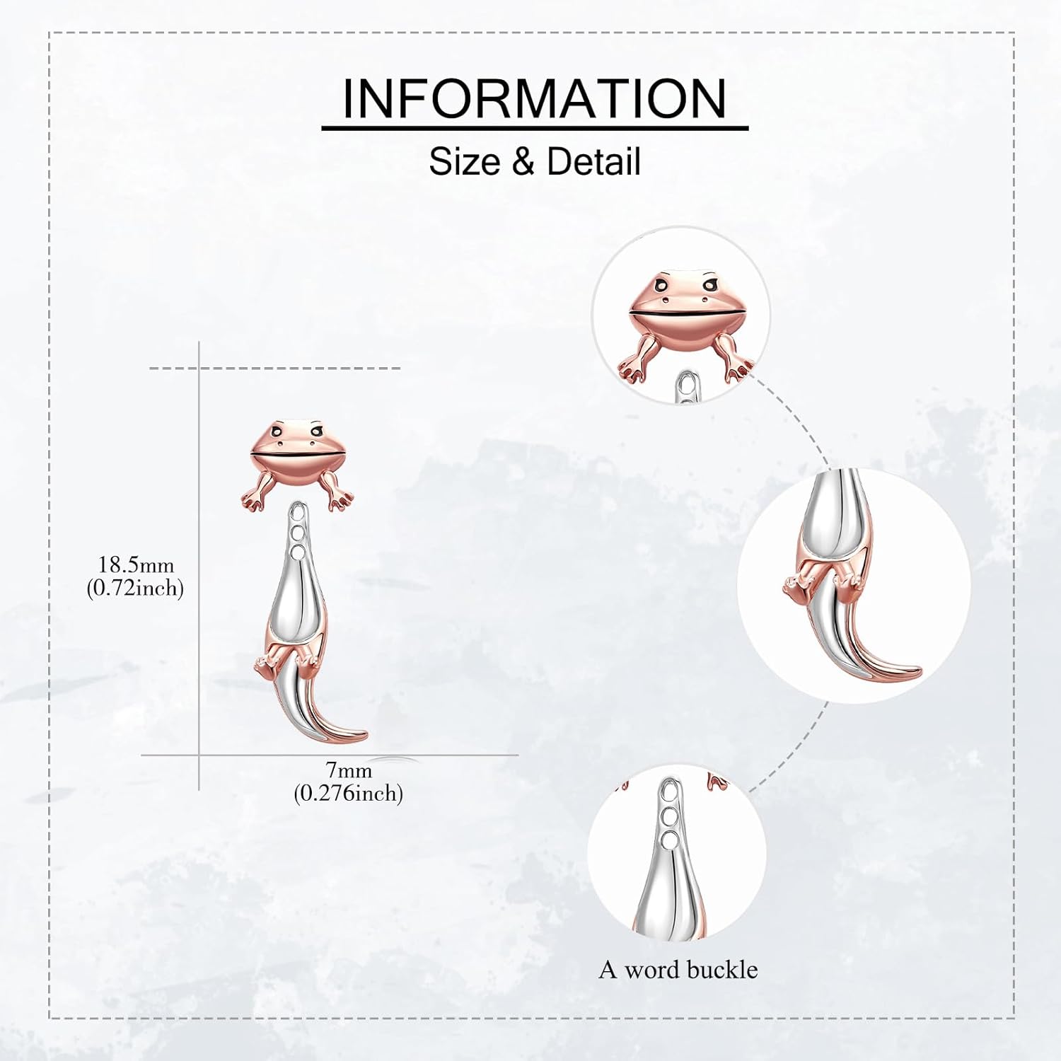 Bearded Dragon Earrings Sterling Silver Lizard Ear Jacket Earrings Bearded Dragon Jewelry Gifts for Women