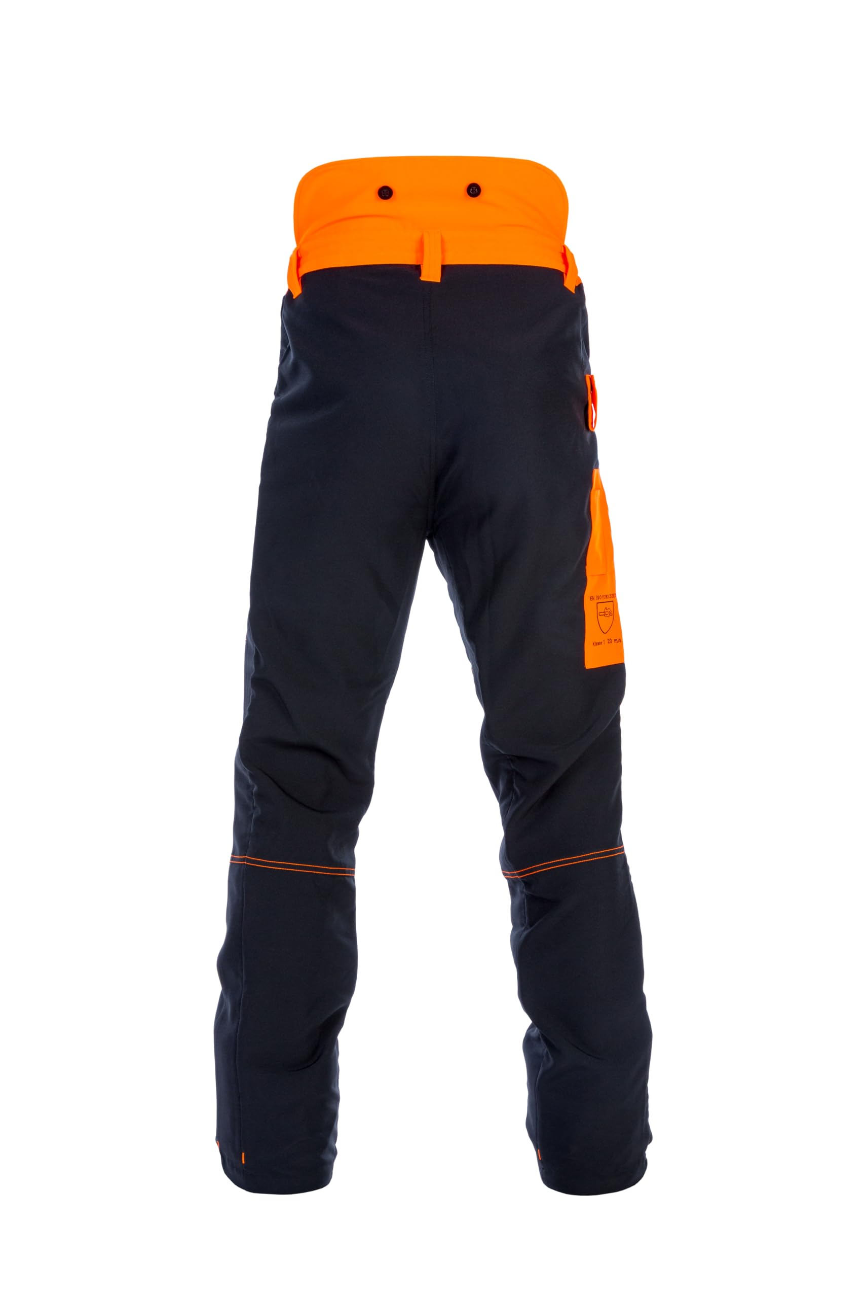 Beginner 2.0 Schnittschutzhose, Schnittschutzklasse 1 (20 m/s), anthrazit-orange oder rot-gelb