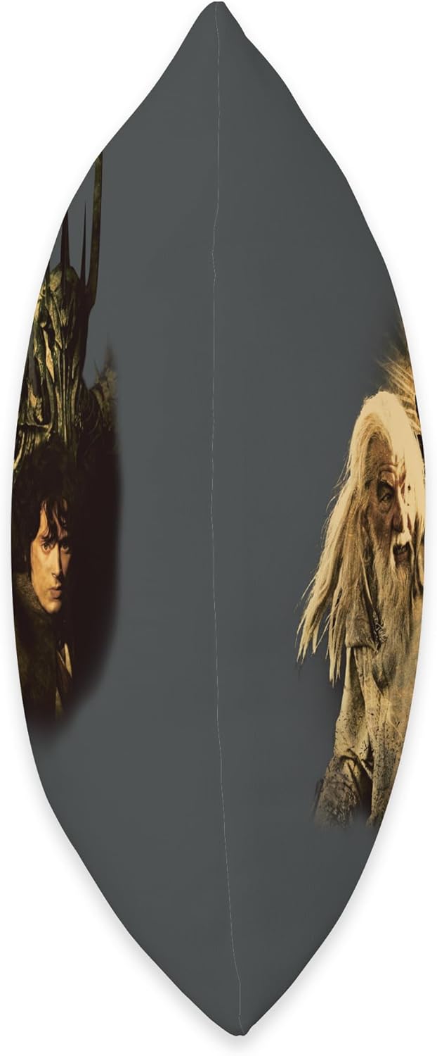 The Lord of the Rings Sauron, Gandalf and Frodo Throw Pillow