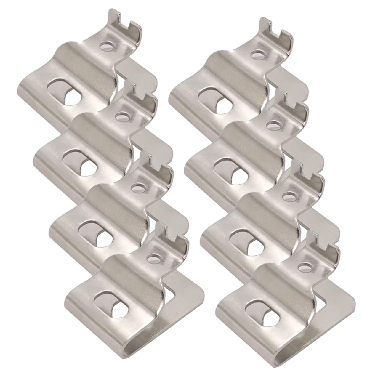 EXCEART 4 Set Fibbia Della Vita Utensile Cintura Di Lavoro Chiave Gancio Per Clip Da Cintura Per Utensili Elettrici Cintura Per Utensili Pesanti Argento Acciaio Inossidabile 8 Pezzi*4