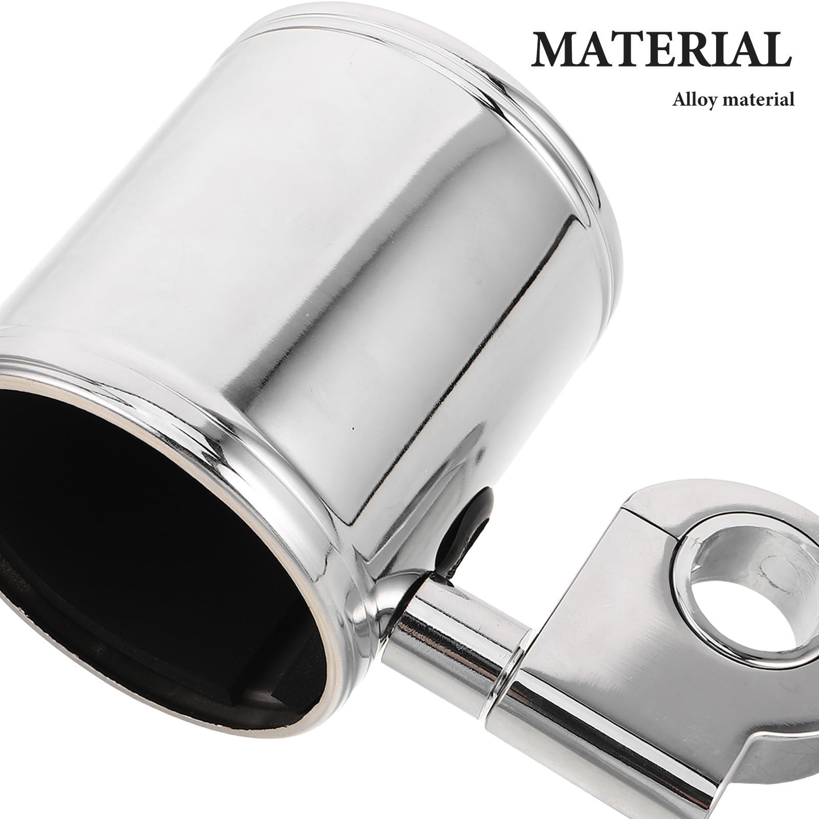 Healeved Soporte para Botella de Motocicleta Resistente al Clima Portabotellas de Aluminio y Hierro Compatible Manillares de 7/8 a 1-1/4, Diseño Moderno para Bicicletas y Motos