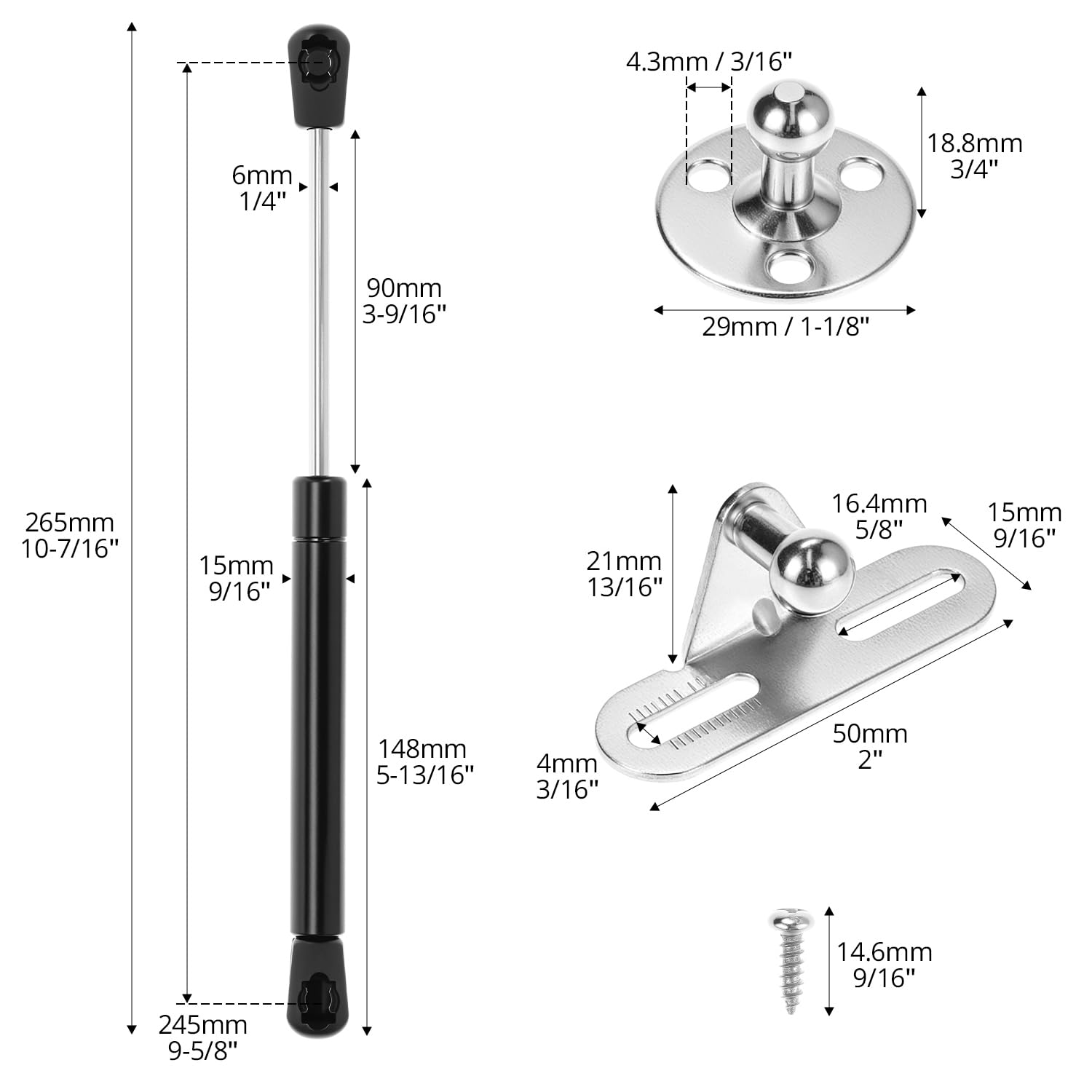 RV Gas Struts - Lift Support Springs -6