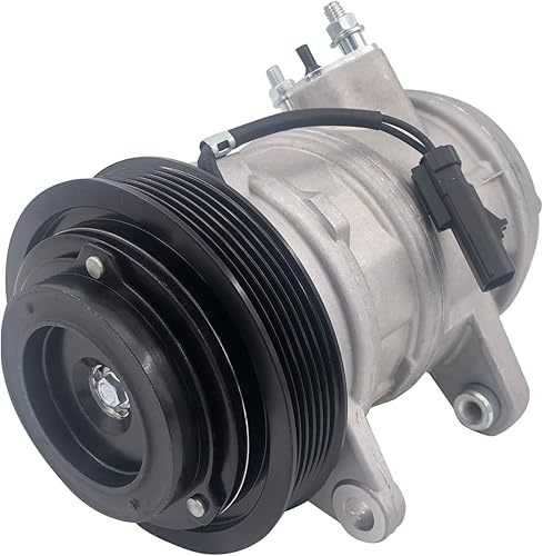 Dearl Compresor de aire acondicionado A/C con embrague V6 3.7L compatible con Dodge 07-08 Nitro/Compatible con Jeep 06-08 Liberty 06 07 08 (2006