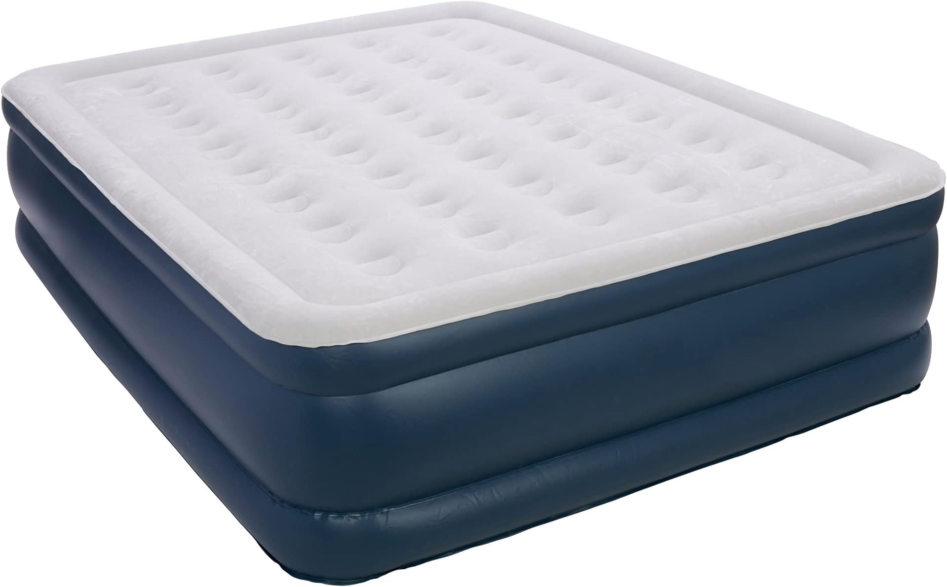 Serta Raised 18 Inch Queen Air Mattress with NeverFlat