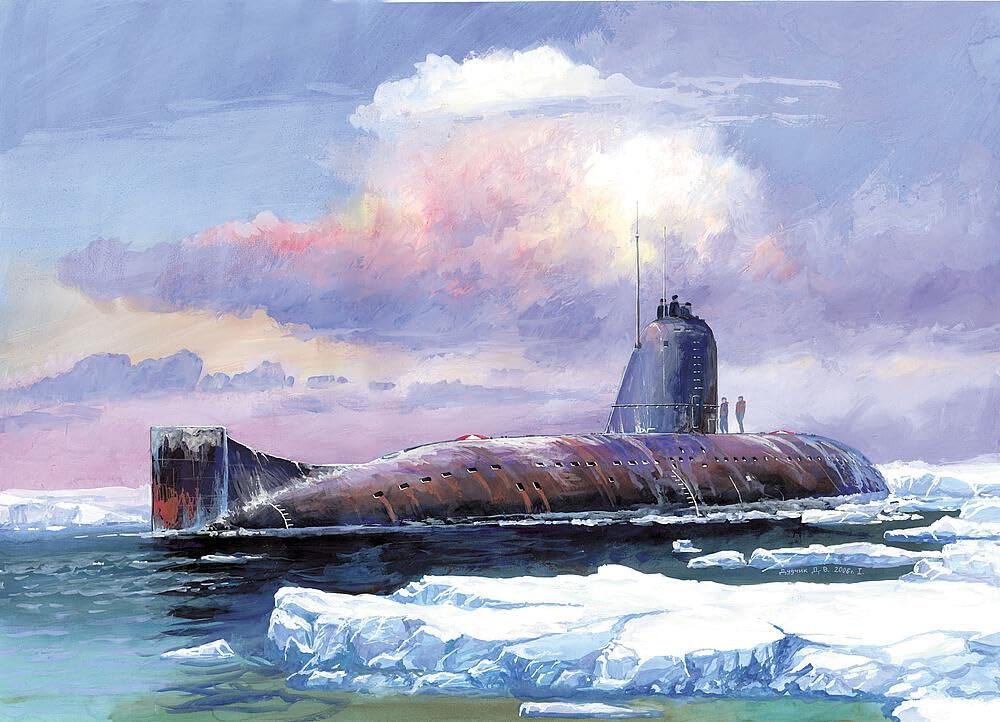 ZVEZDA 9035 1:350 K-3 November Class Nuclear Submarine