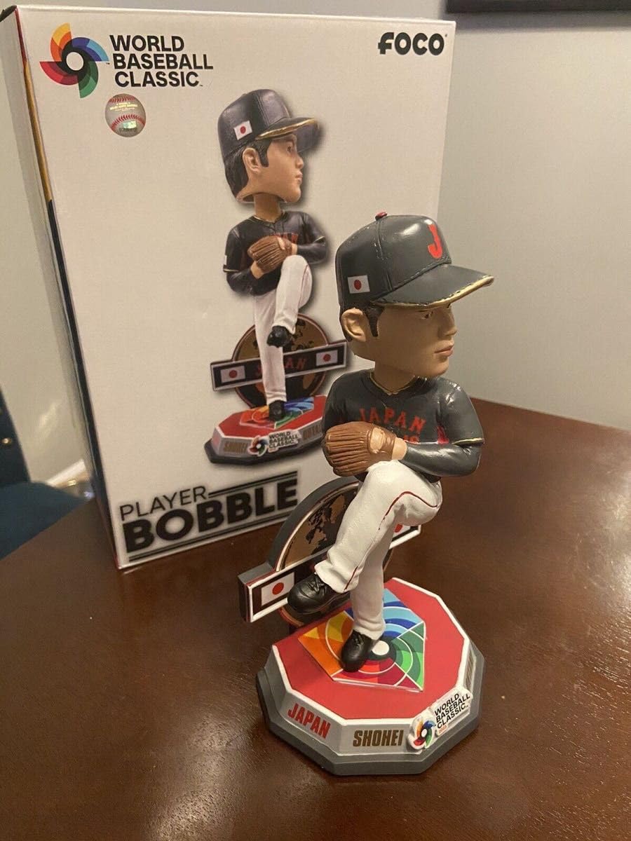Amazon.co.jp: 360個限定 大谷翔平 2023WBC 投手ボブルヘッド FOCO 侍