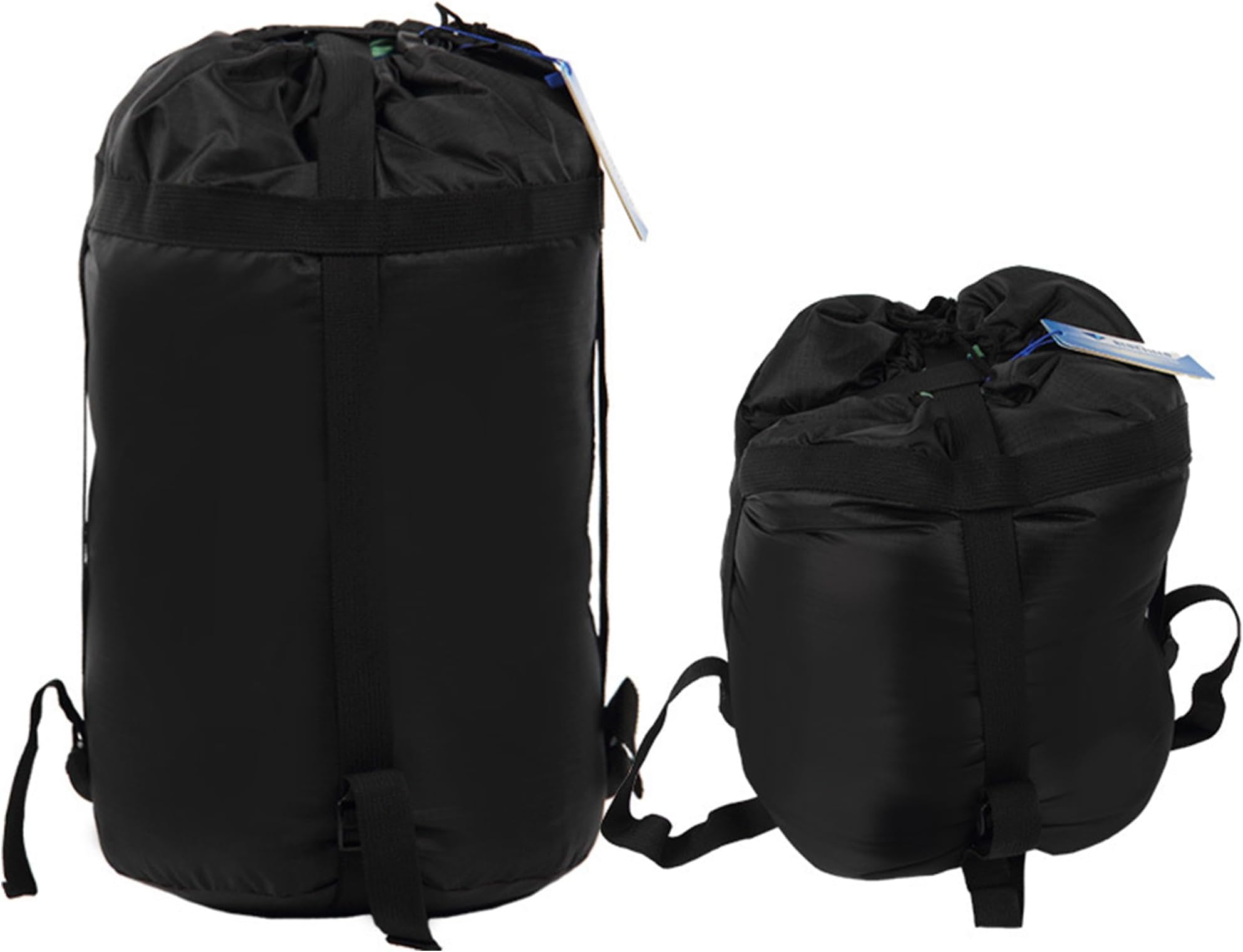 Nylon Lightweight Compression Stuff Sack Bag Outdoor Camping Sleeping Bag (L)
