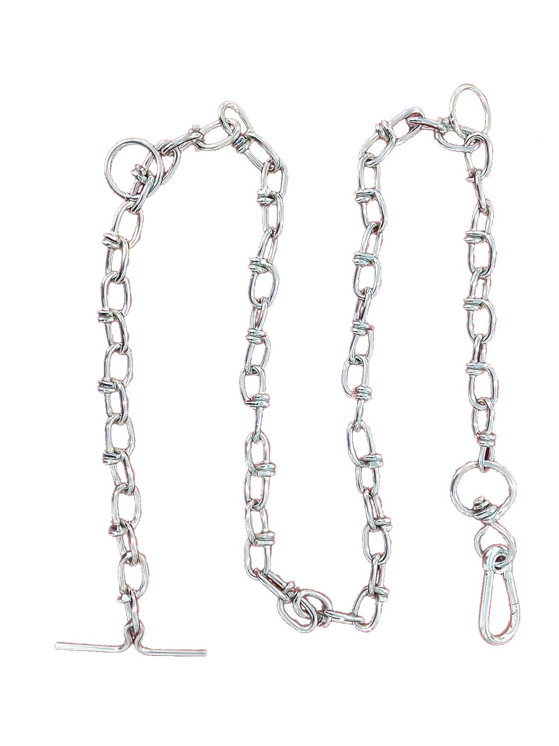 Patch & Marshall Heavy Weight Dog Leash Heavy Duty Dog Chain With Climbers Strong Hook - For Medium To Heavy Dogs - Weld Free Strong Leash - 5Ft- Chrome Finished - Tested To 60 Kg Weight, 160.02 Cm (B0CQ7V99RV) Amazon Price History, Amazon Price Tracker