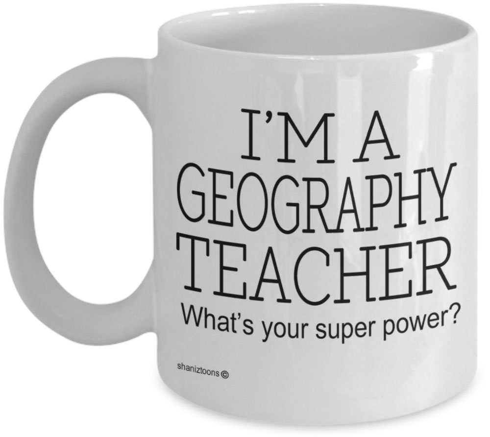 Geography Teacher Funny Gift Mug