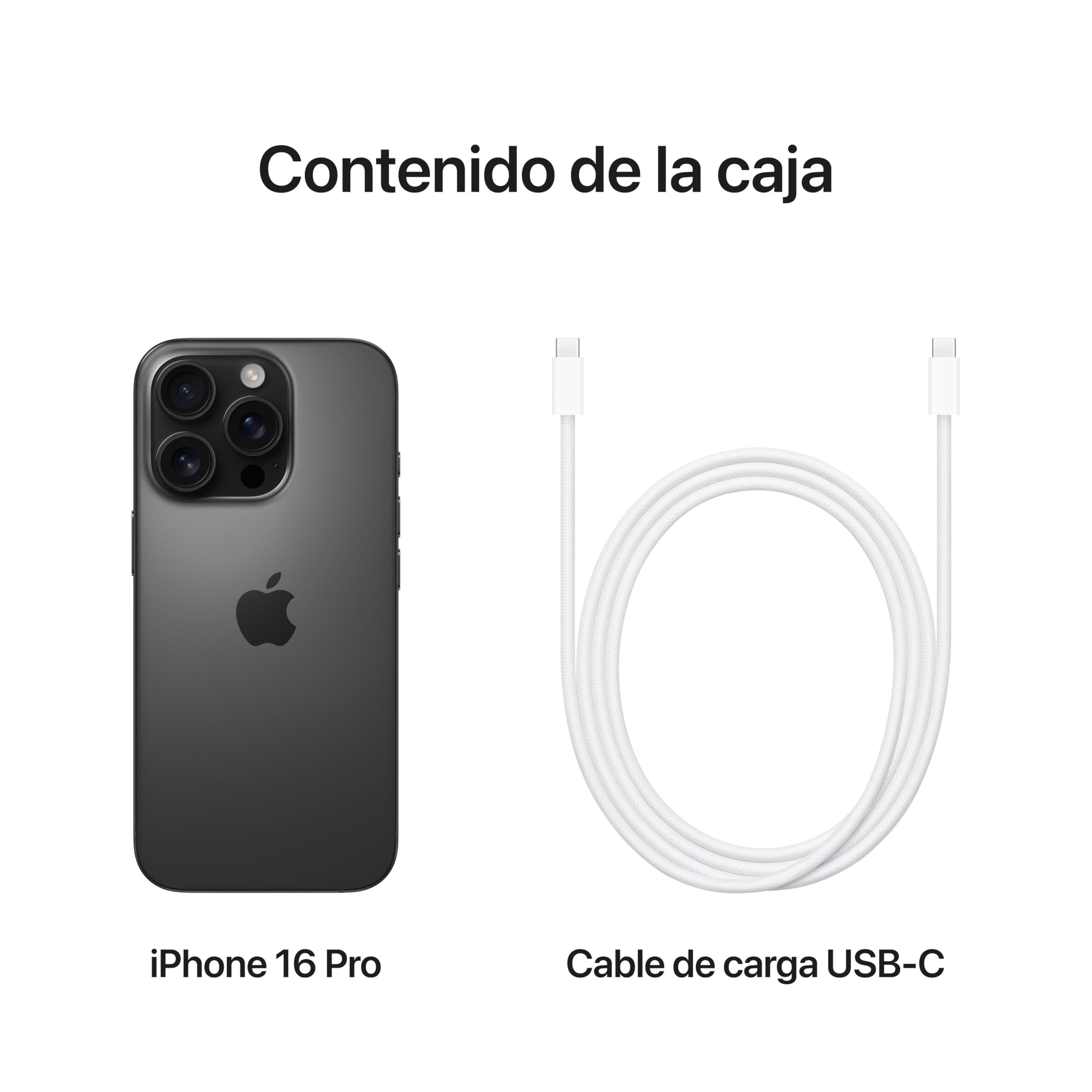 Apple iPhone 16 Pro de 256 GB: Smartphone 5G con Control de Cámara, grabación en 4K a 120 f/s con Dolby Vision y un Gran Salto en autonomía. Compatible con los AirPods; Titanio Negro — view 6