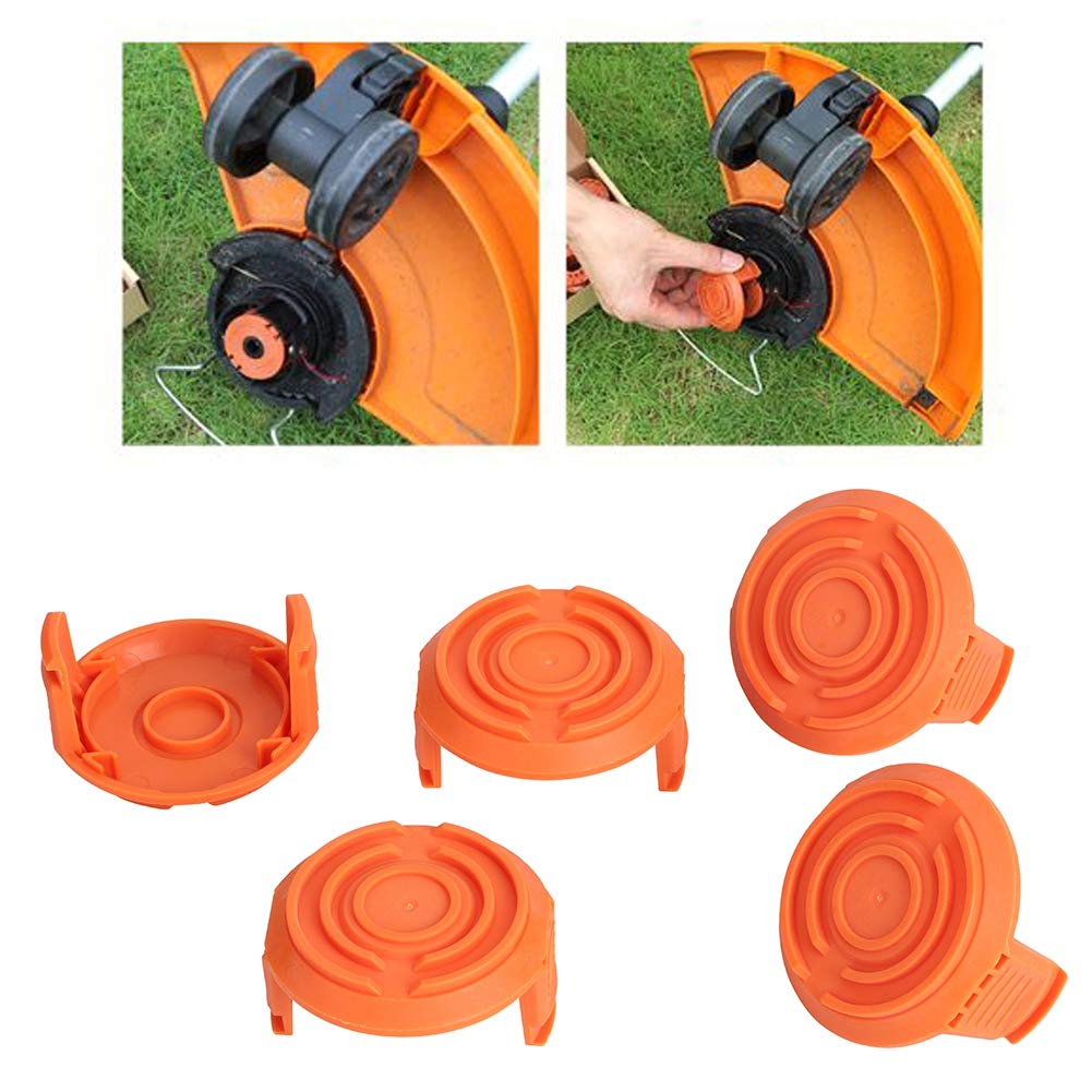 Pacco Da 5 Tappi Per Bobina Worx WA0010: Ricambio Perfetto Per Il Tuo Decespugliatore!