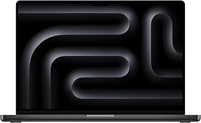 Apple MacBook Pro Laptop with M4 Pro, 14core CPU, 20core GPU: 16.2-inch Display with Nano-Texture Glass, 24GB Unified Memory, 512GB SSD Storage; Space Black