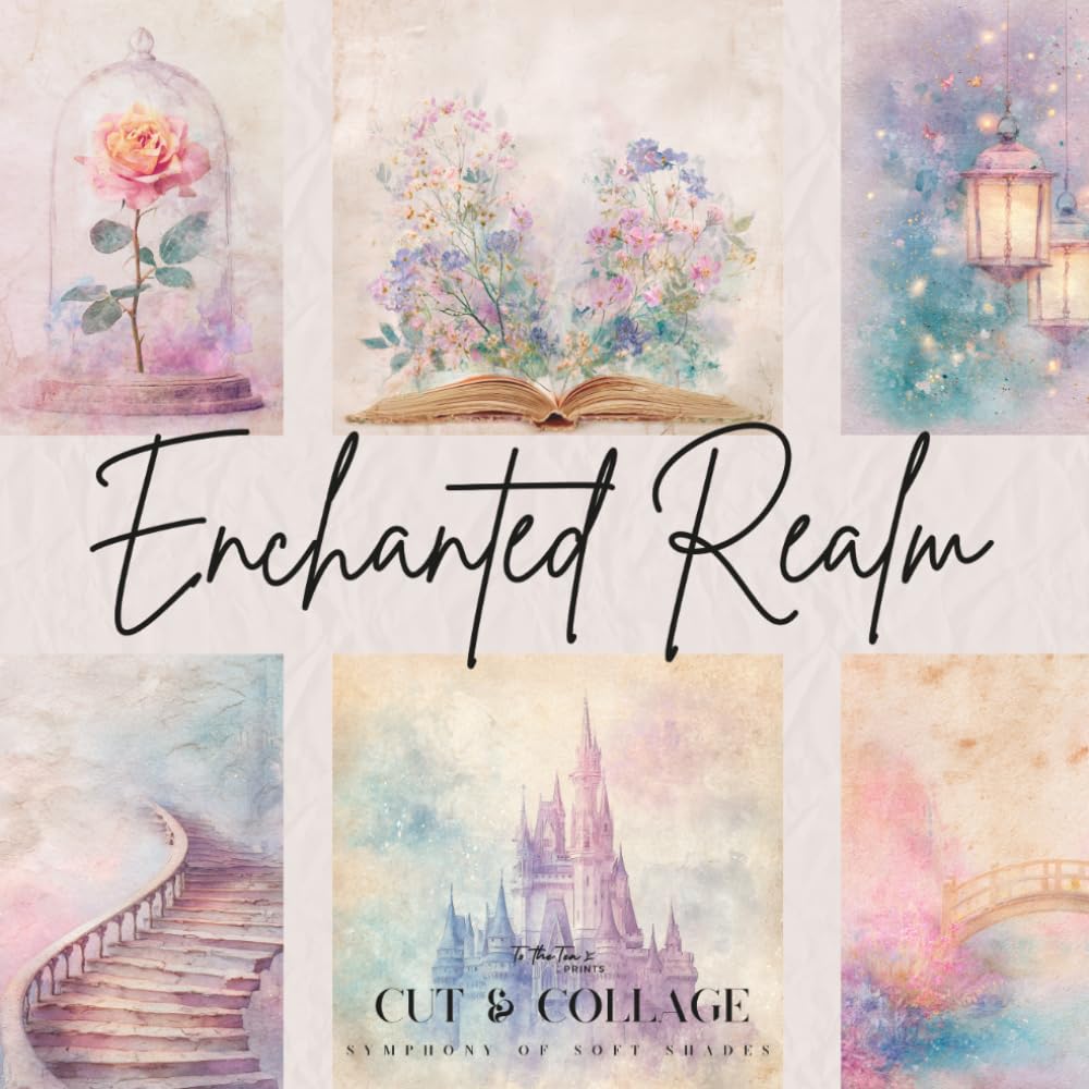 Enchanted Realm Cut & Collage: Pastel Watercolor Fairytale Ephemera Paper Collection for Scrapbooking, Journaling, and Creative Projects
