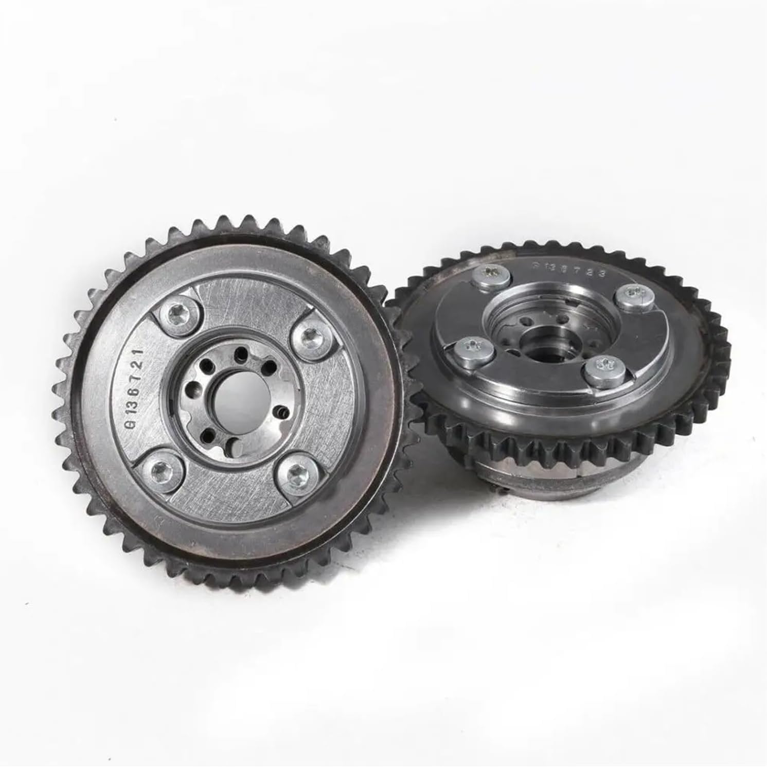 A271 050 3347 2pcs Exhaust & Intake Camshaft Adjuster Compatible With Mercedes W204 C250 SLK250 C180 A2710503347 A2710503447