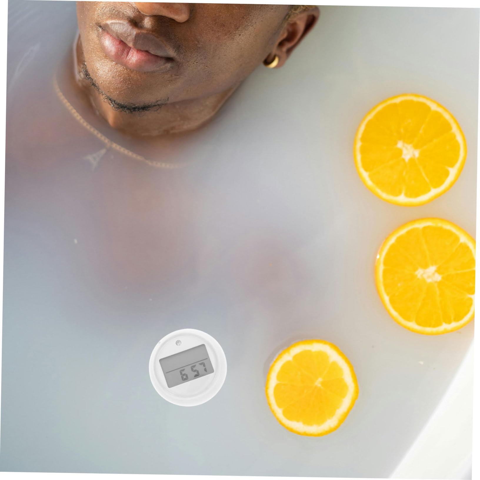 MAGICLULU 3 Pz Termometro Per Bagno Di Ghiaccio Termometro Temperatura Acqua Galleggiante Per Acqua Per Piscina Dell'acqua Da Laghetto Bianca Pp