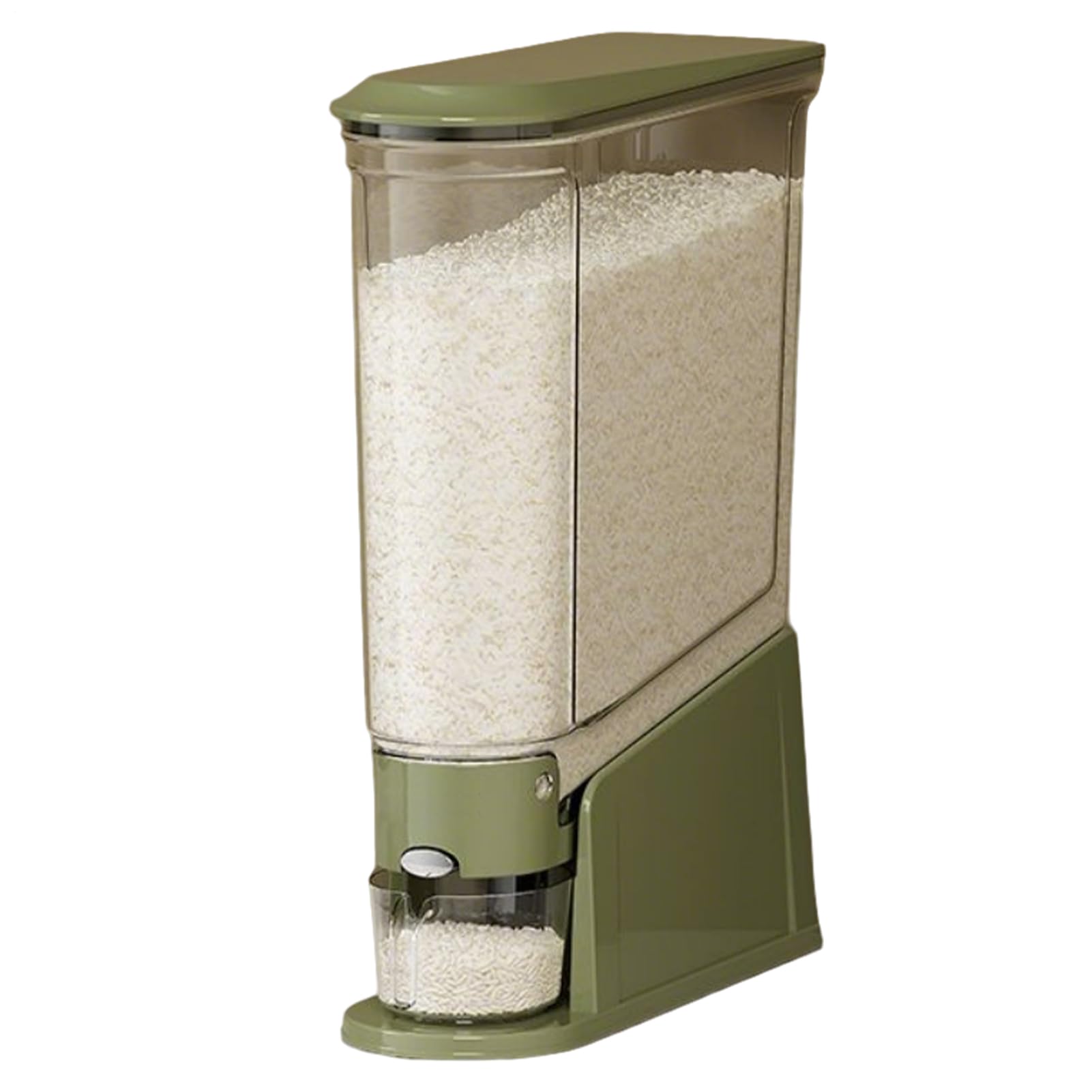 Contenitori Riso Controllo Delle Porzioni Trasparente | Organizzatore Ermetico per Cereali Per Cereali, Farina, Spuntini, Granaglie, Cucina, Dispensa, Casa, Dormitorio E