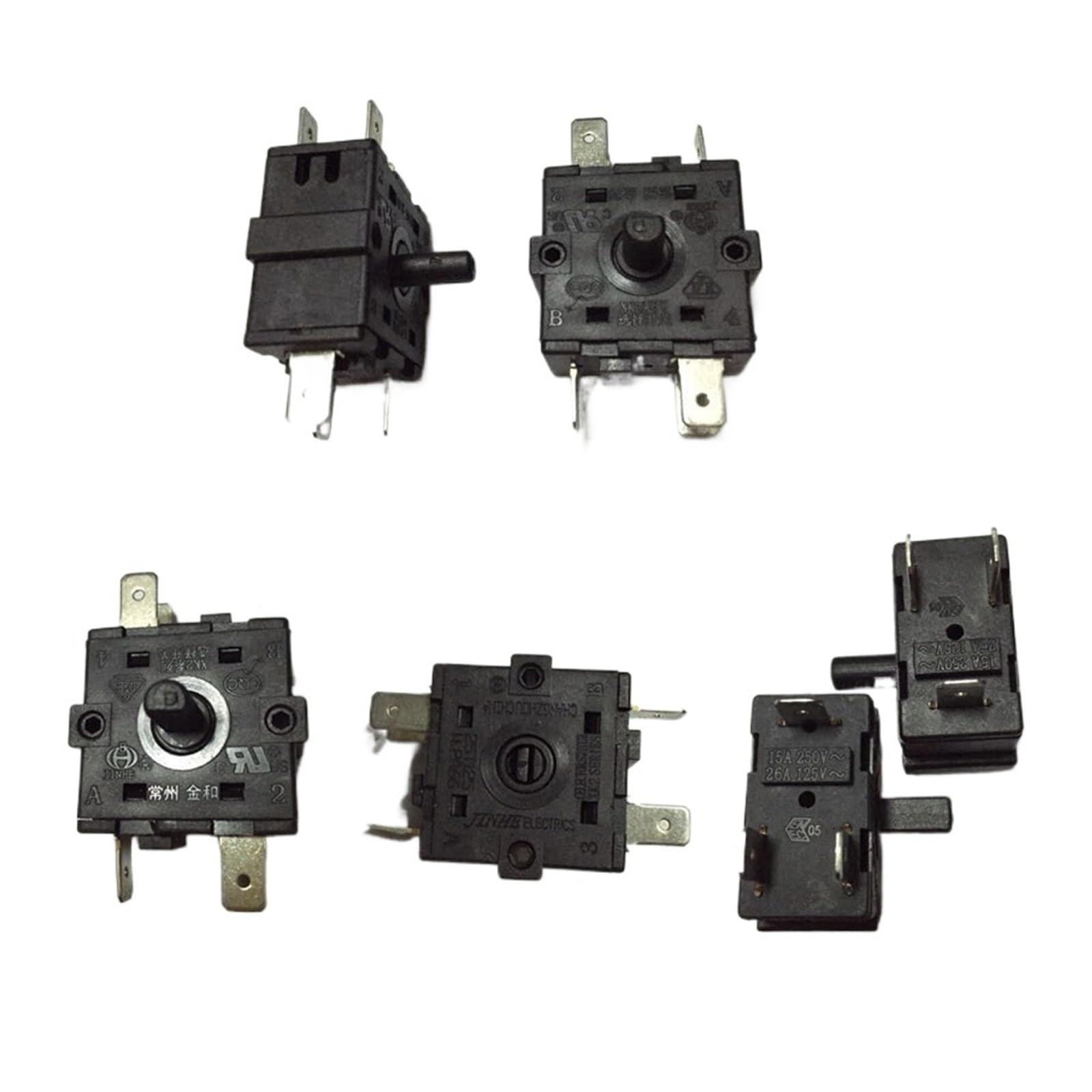 Assortment of SIWUAND XK2 FZ31-9 selector rotary switches