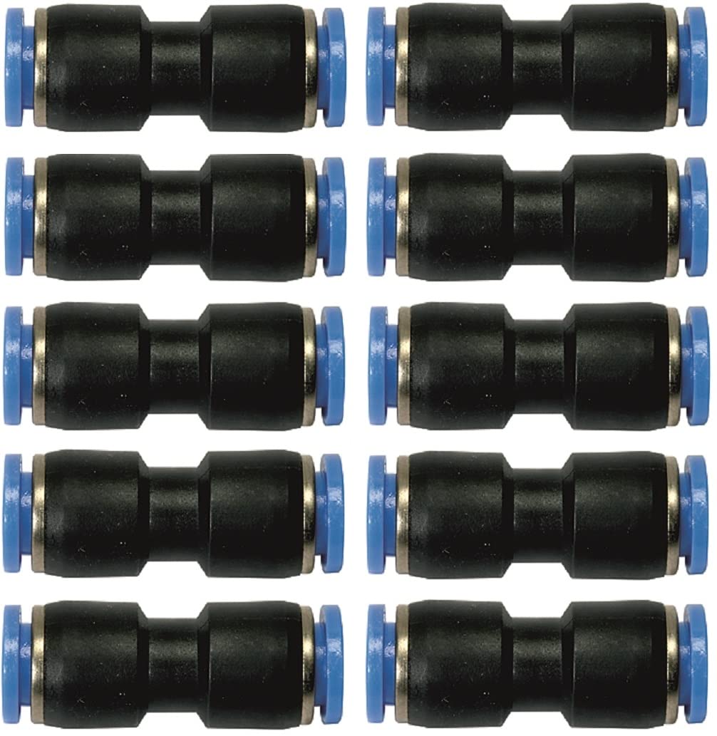 Conector recto de manguito de conexión "Blue Serie" también reductor de diferentes tamaños (16 mm, 10 unidades)