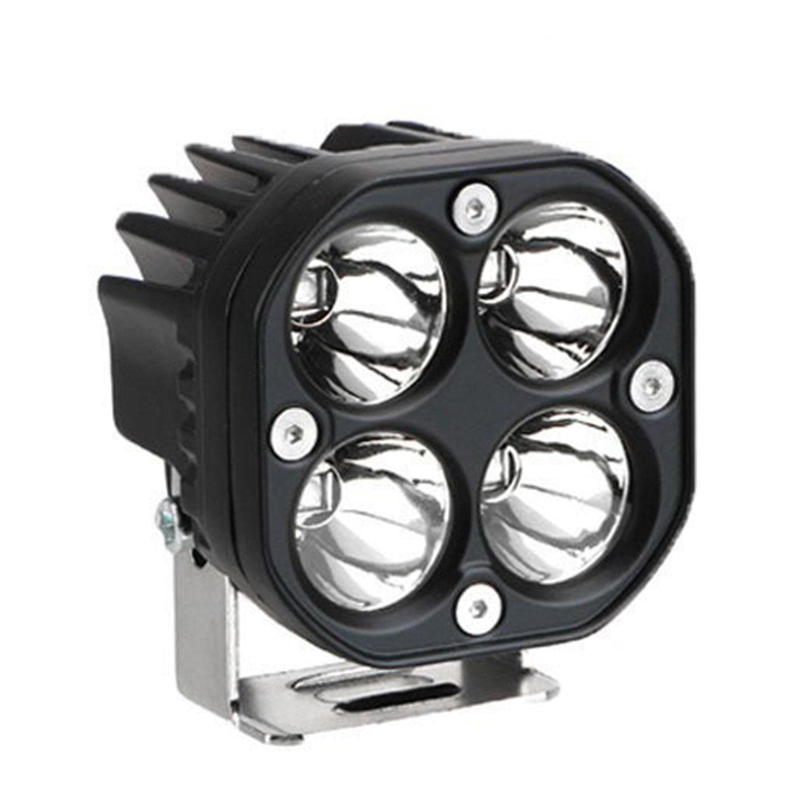 Jildouf Led Spot Lights for Trucks, 40W 4000LM Led Off Roading Lights, White/Yellow Fog LED Pods Cube Lights for ATVs SUVs Pickup Truck Tractor Car Motorcycle