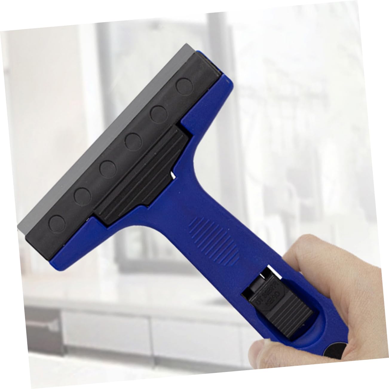 Cabilock 3 Piezas Rascador de Limpieza Portátil para Vidrio y Herramienta de Limpieza para Paredes Azul de Usar y Duradero