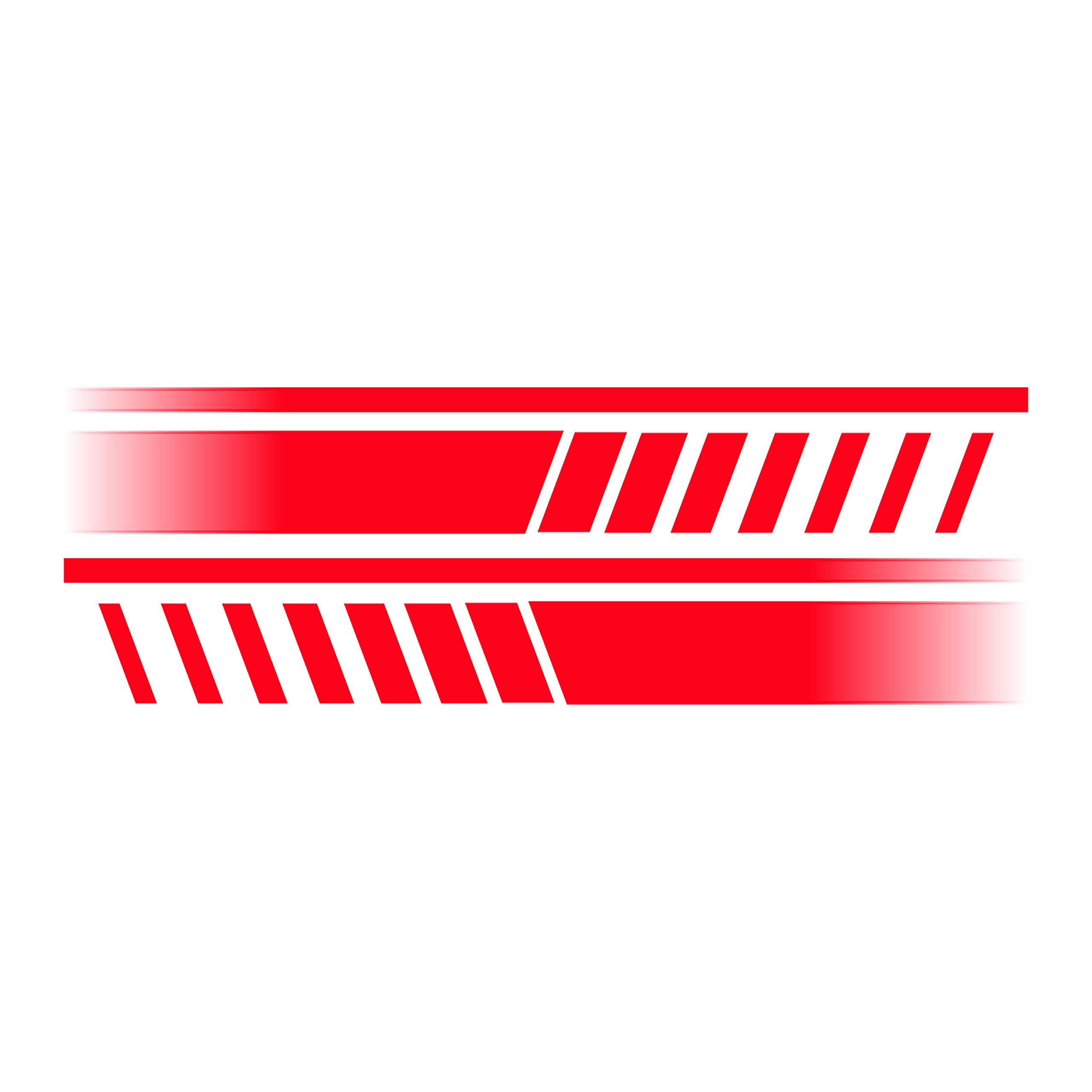 Stripes Strisce Adesive per Fiancate Alfa Giulietta (Rosso)