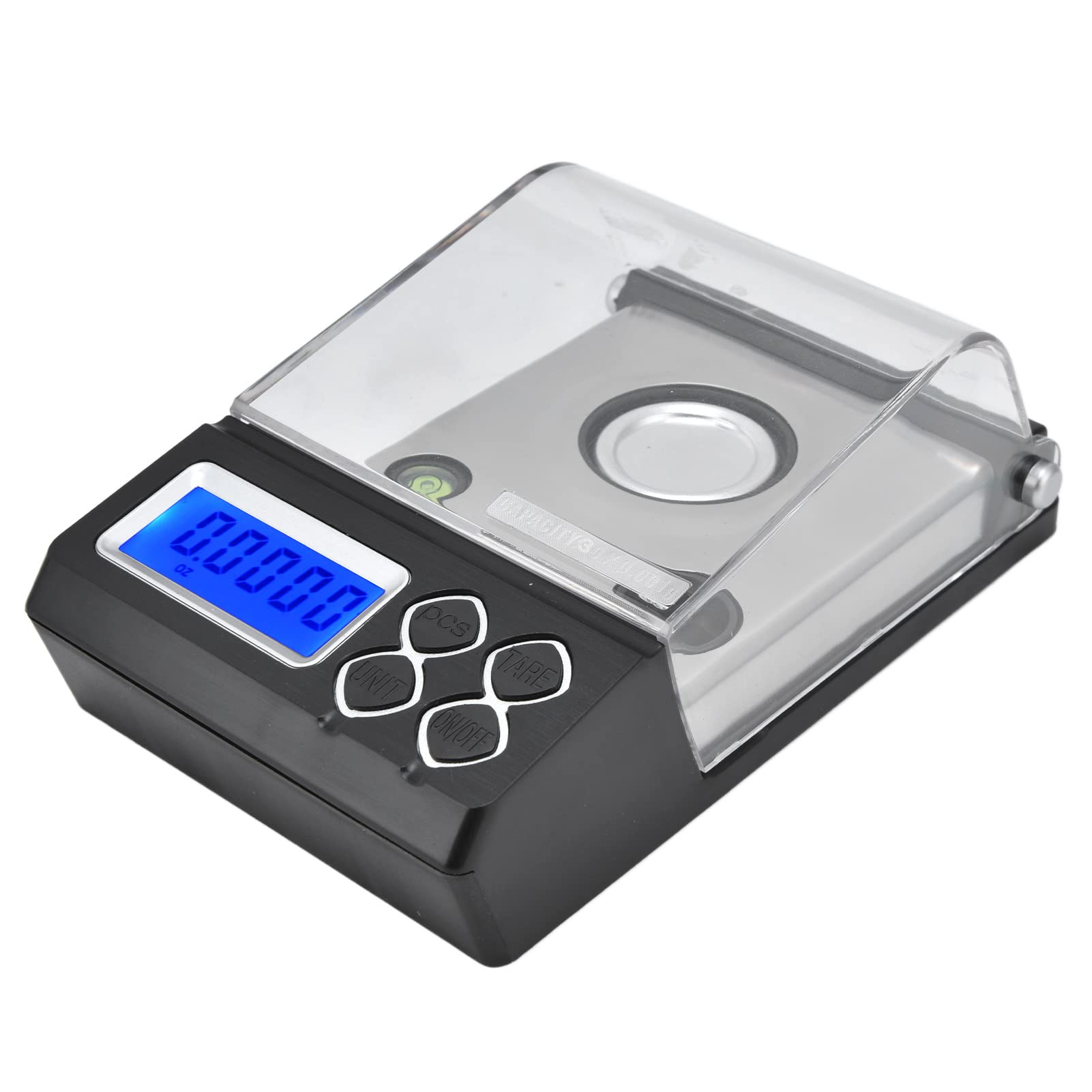 FLEXMAN Digitale Küchenwaage, Hochpräzise Karat Pulverwaage mit 6 Messeinheiten, Tragbare Lebensmittel Fleischwaage Zum Wiegen, (Batterie Nicht Im Lieferumfang Enthalten) (30g/0,001)