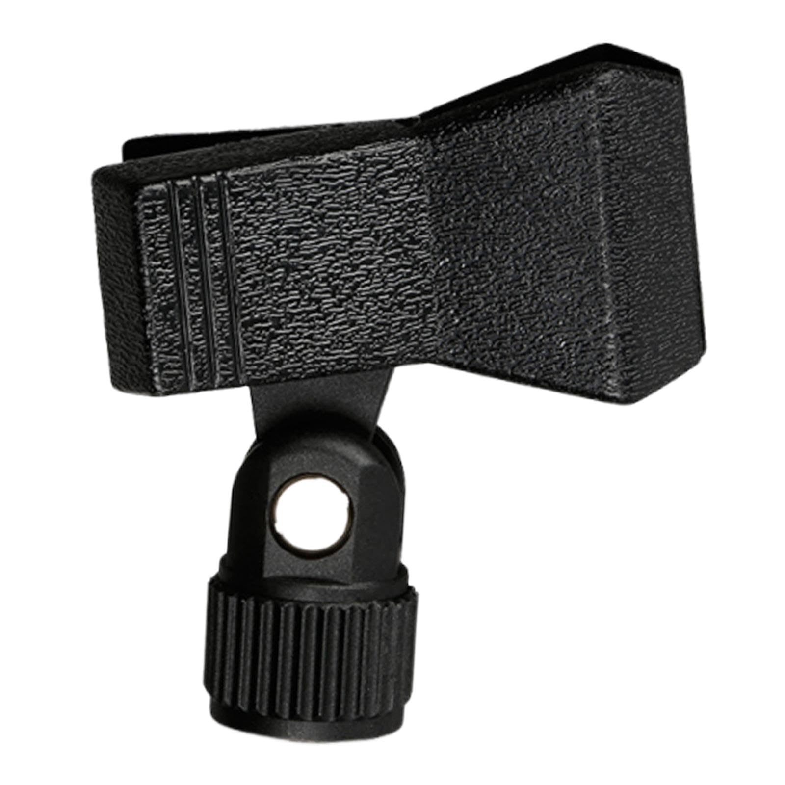 Universal Microphone Holder Clip Clamp Lightweight Replacement for Mic Stand Secure Grip Fits 0.59-1.77 Inch Mics
